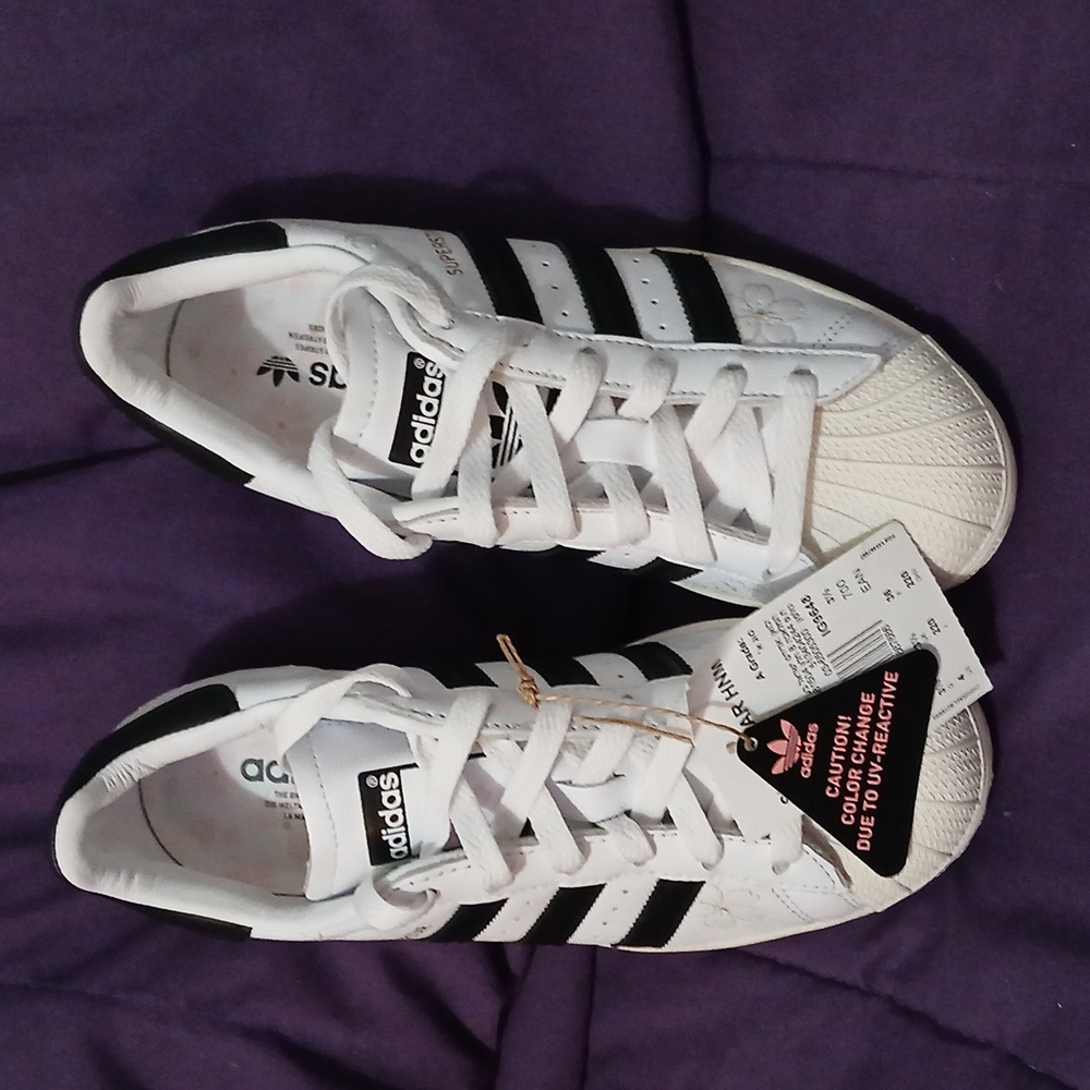 Adidas UV activated sneakers